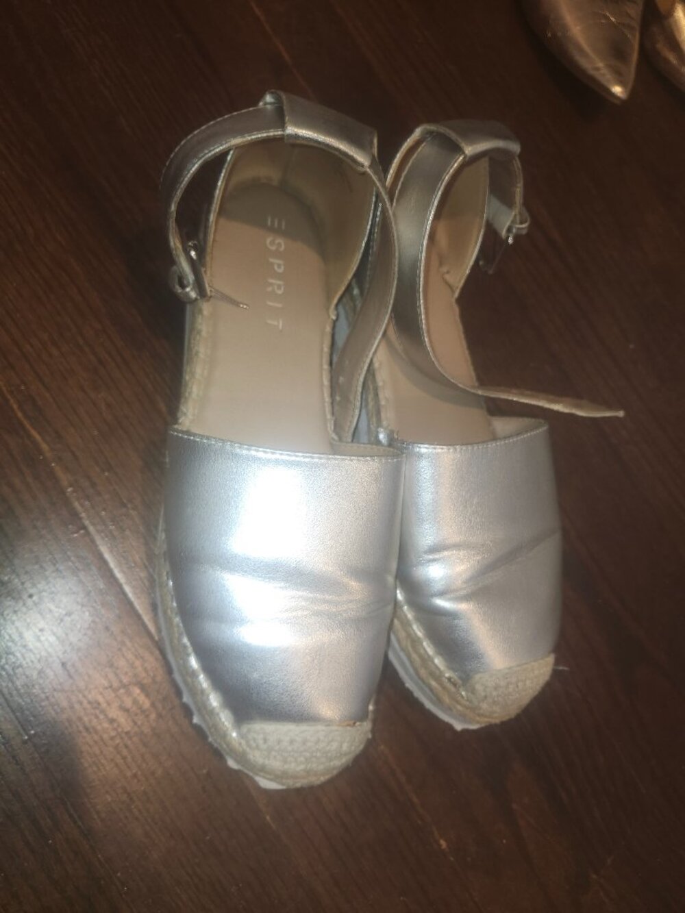 Gold Espadrilles